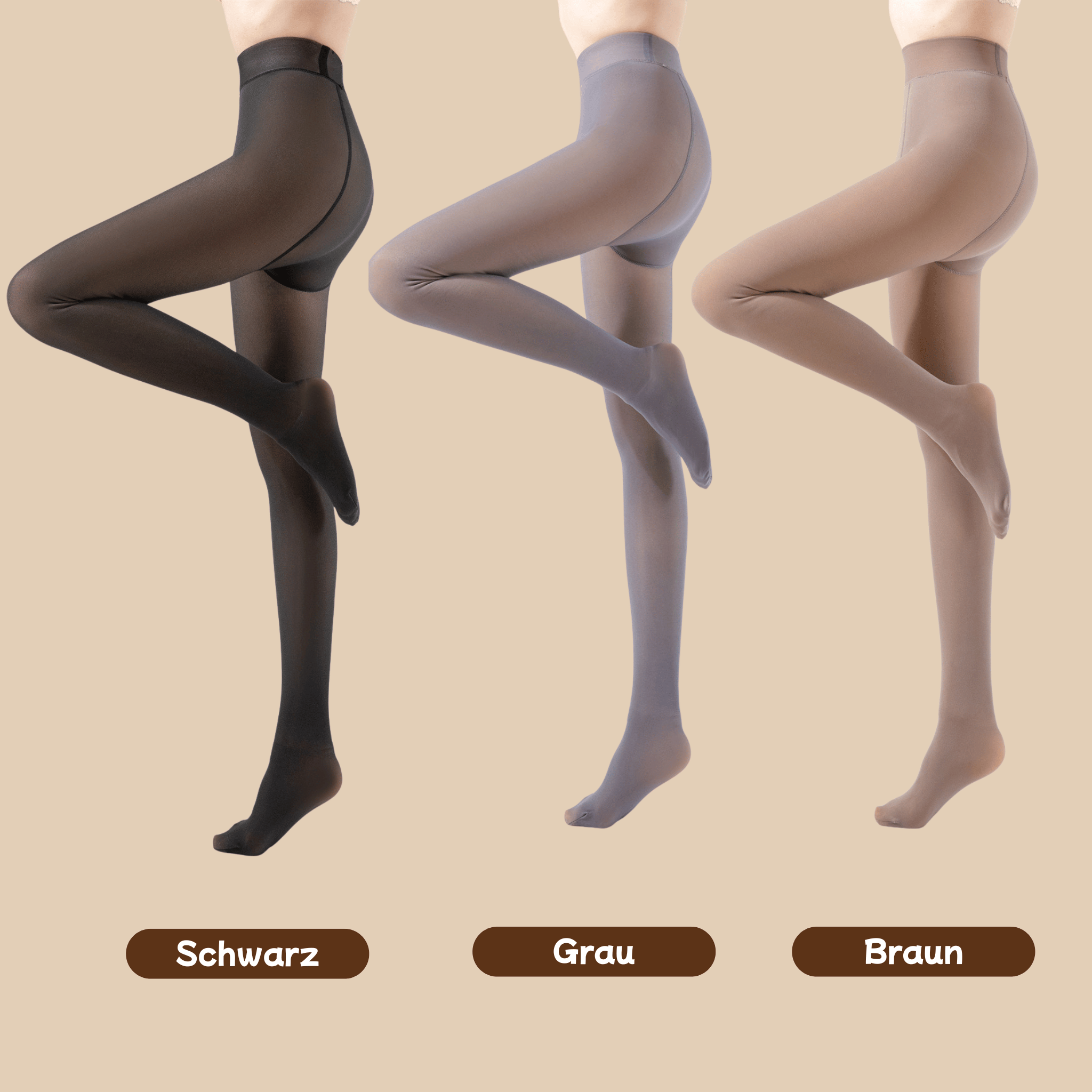 CozyTherm Strumpfhose – stylish & warm für kalte Tage